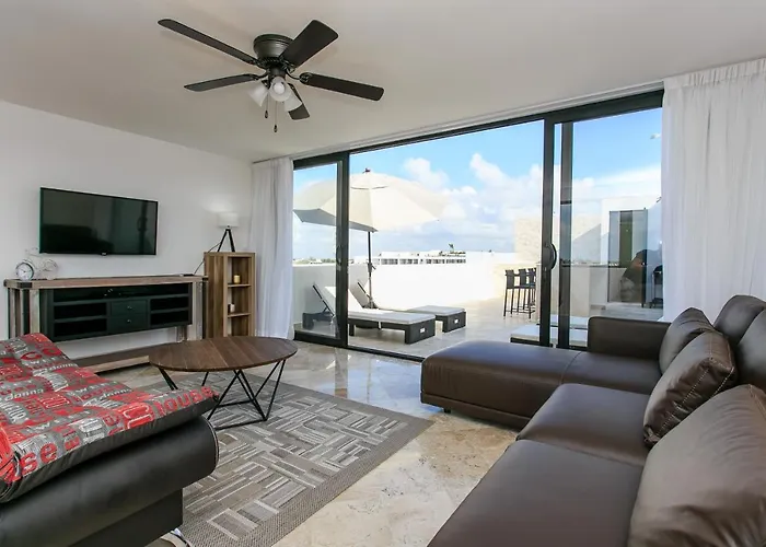 Apartment A-nah Apartments, Rooftop Pool, Walking Distance To 5th Avenue Playa del Carmen