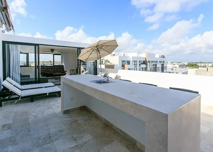 Apartment A-nah Apartments, Rooftop Pool, Walking Distance To 5th Avenue Playa del Carmen